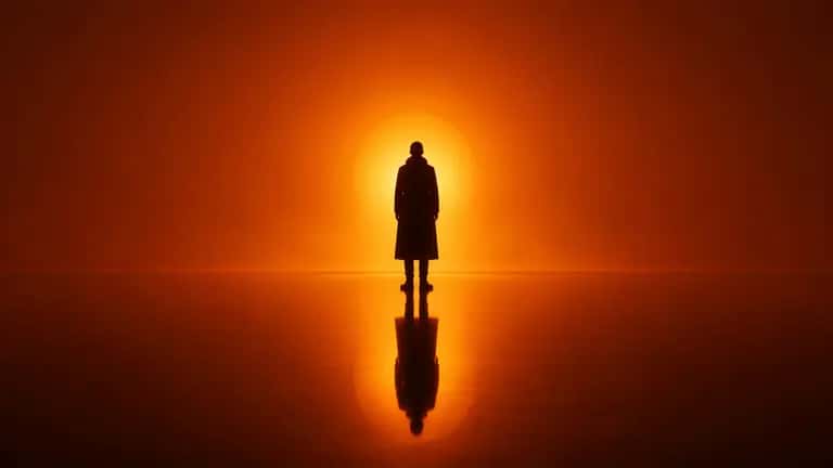 Cinematic Silhouette Portrait