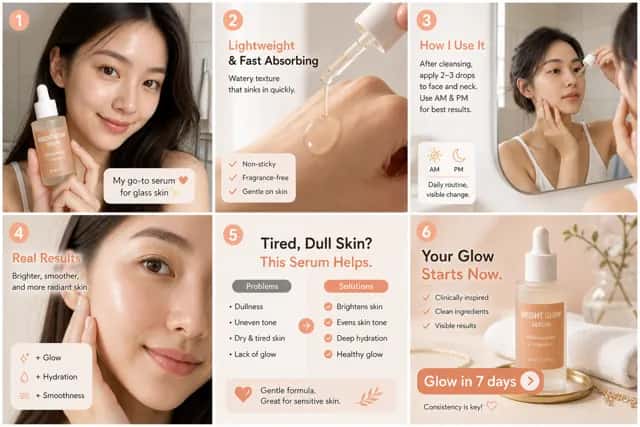 美妆 UGC 广告分镜