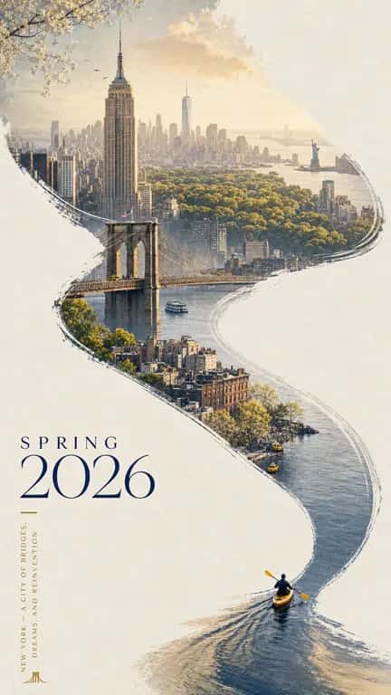 NYC Spring 2026 City Poster