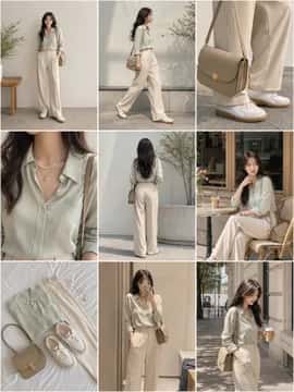 Outfit Lookbook Grid