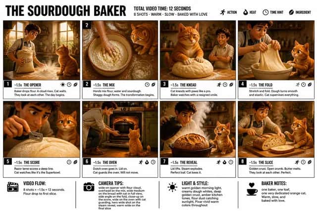 Sourdough Baker Storyboard