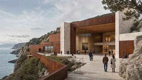 Architectural Museum Concept Render