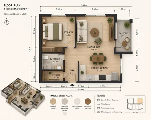 Architecture Floor Plan Render