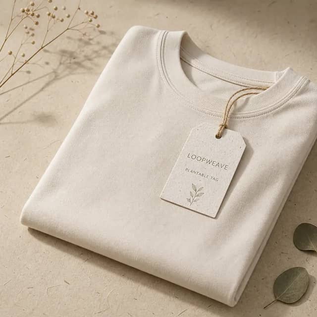 E-commerce Main Image - Sustainable T-Shirt Plantable Tag Ad