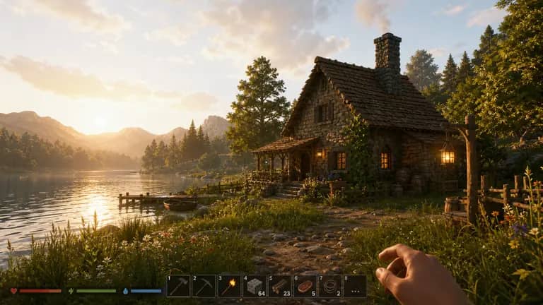 Game Engine Cottage HUD