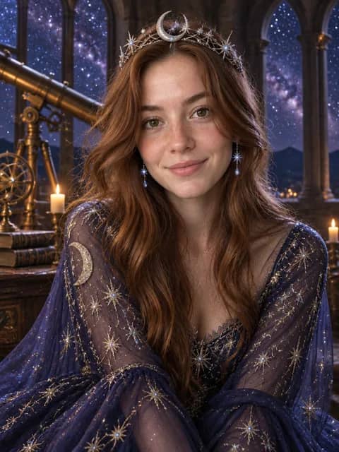 Cosmic Princess Halloween Portrait