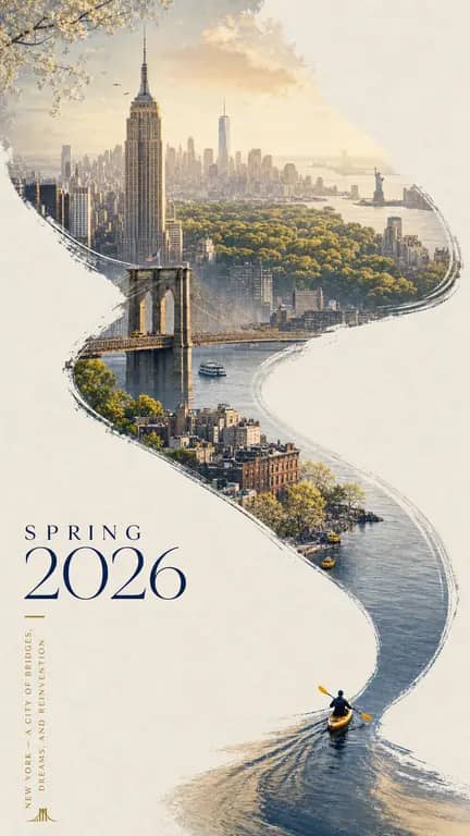 NYC Spring 2026 City Poster