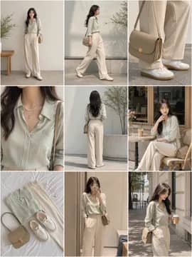 Outfit Lookbook Grid