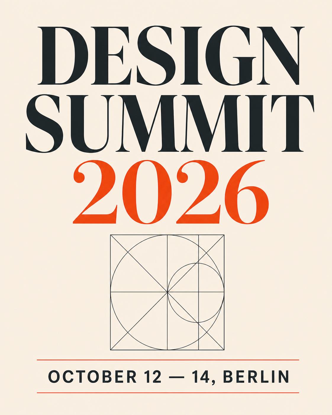 Design Summit Event Poster