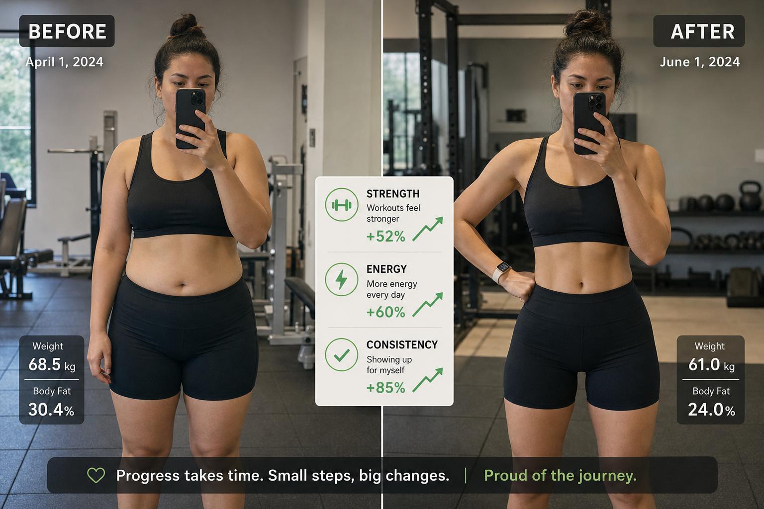 Fitness Transformation Before/After