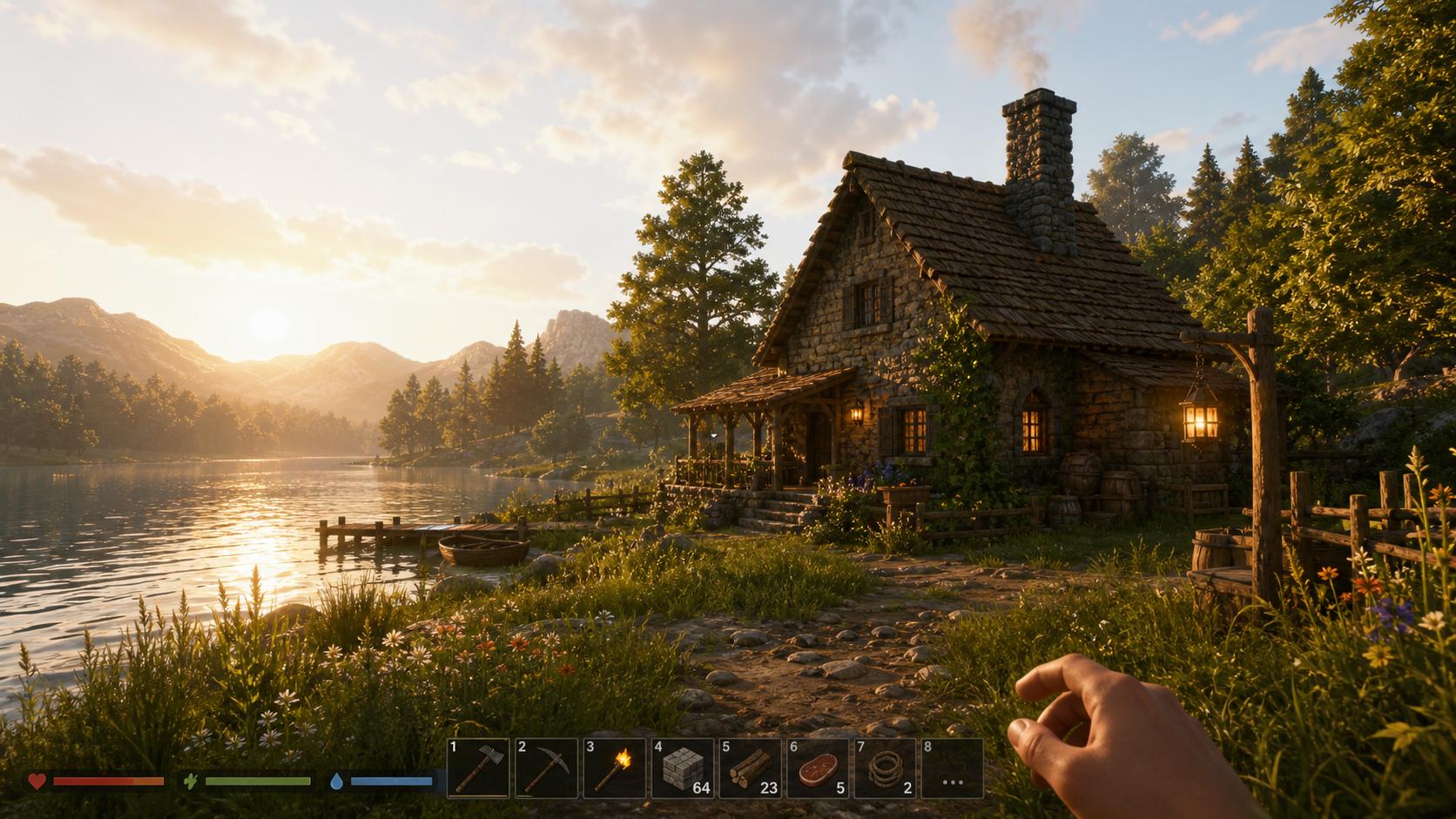 Game Engine Cottage HUD