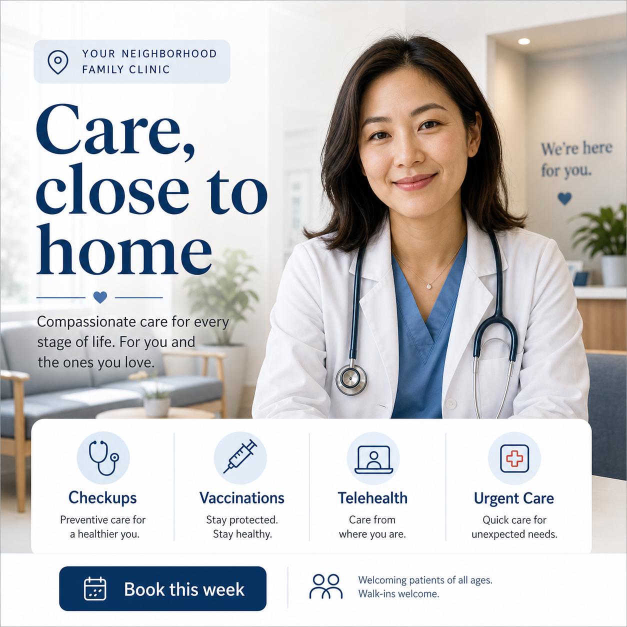 Medical Clinic Social Post