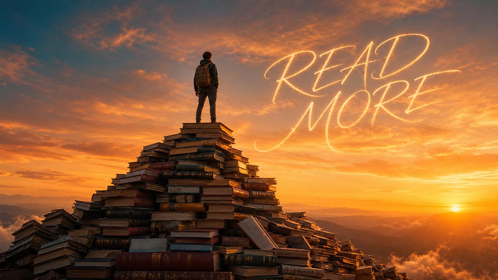 Mountain of Books Hero