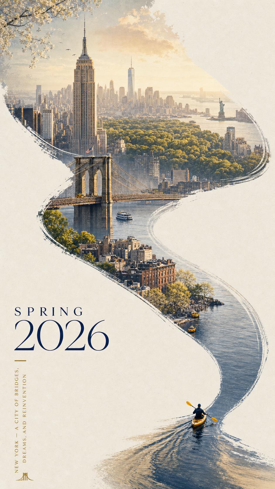NYC Spring 2026 City Poster