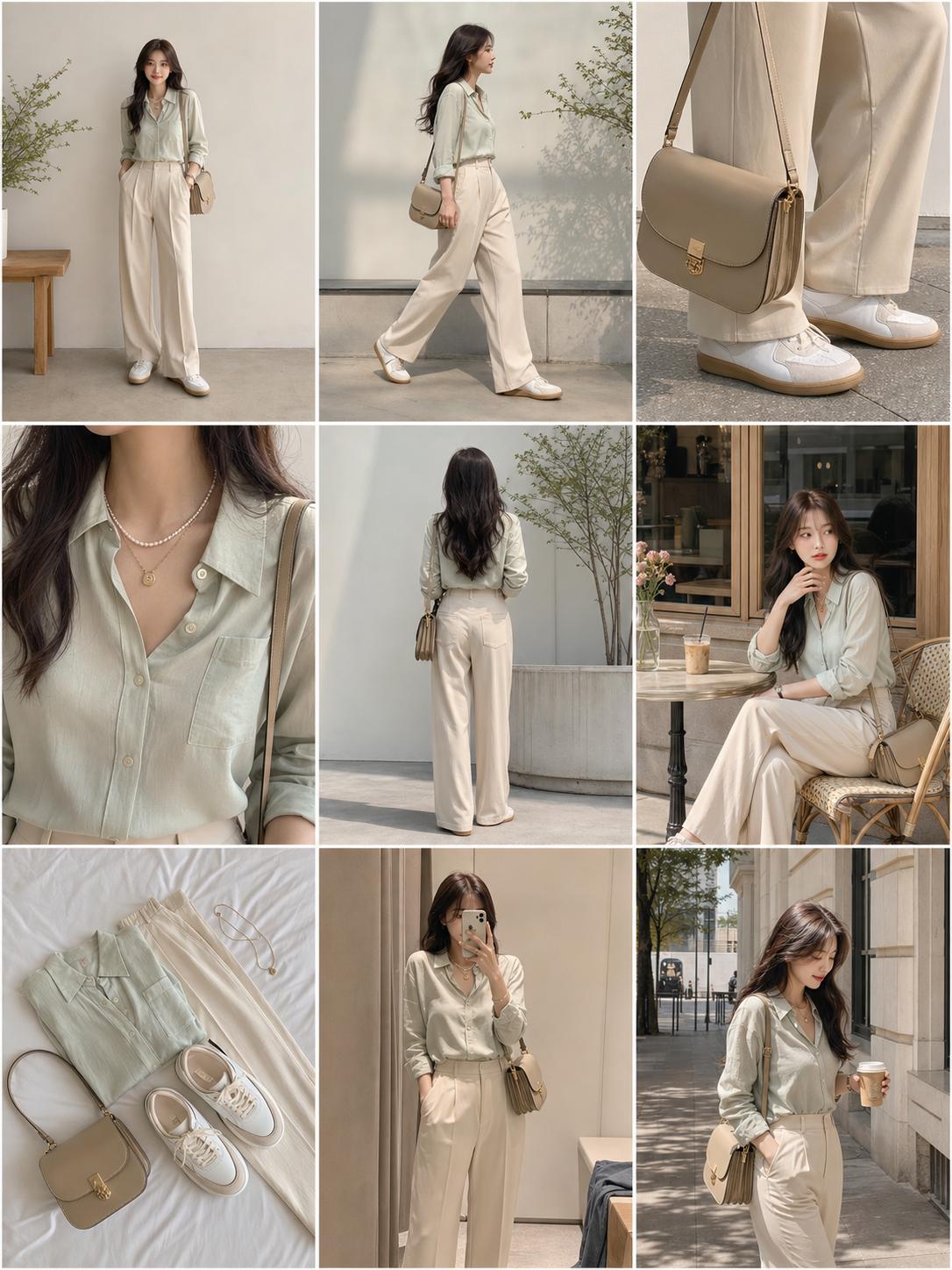 Outfit Lookbook Grid