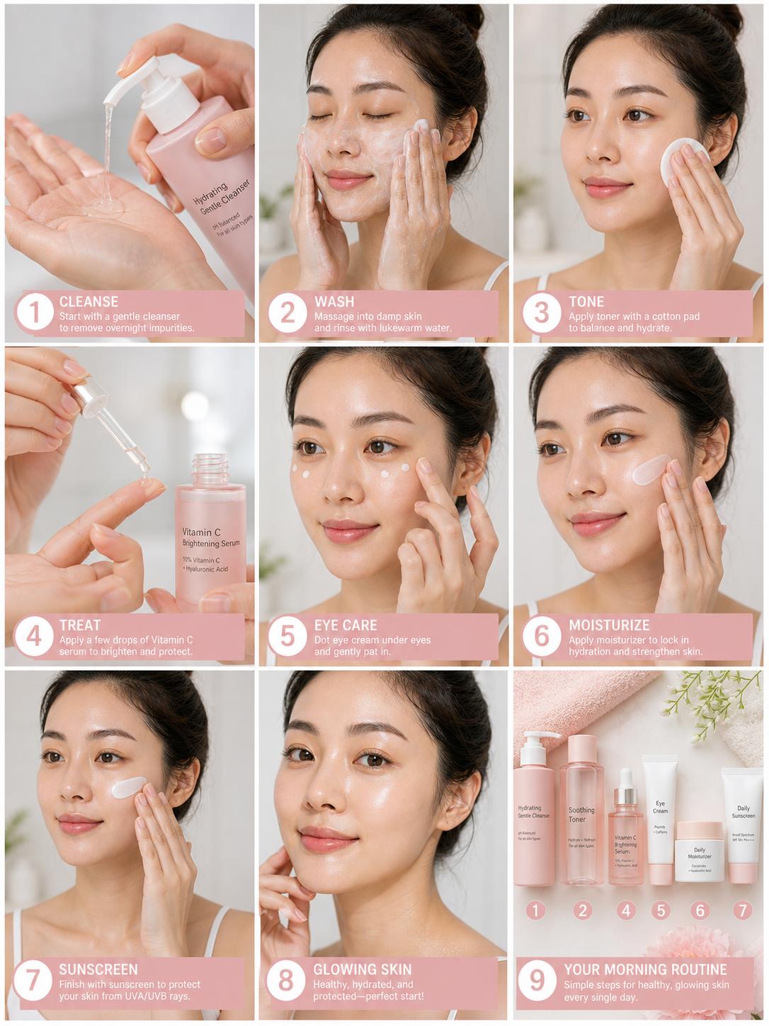 Skincare Routine Steps