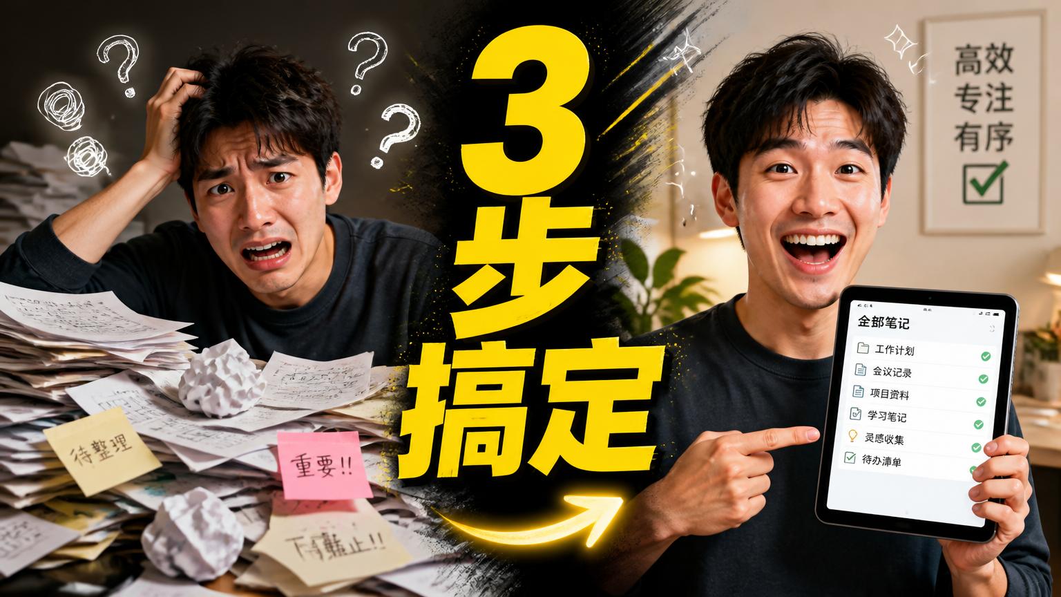 GPT-Image-2 实战：一段提示词做出高点击 YouTube 封面（大字 + 反应表情 + 前后对比）